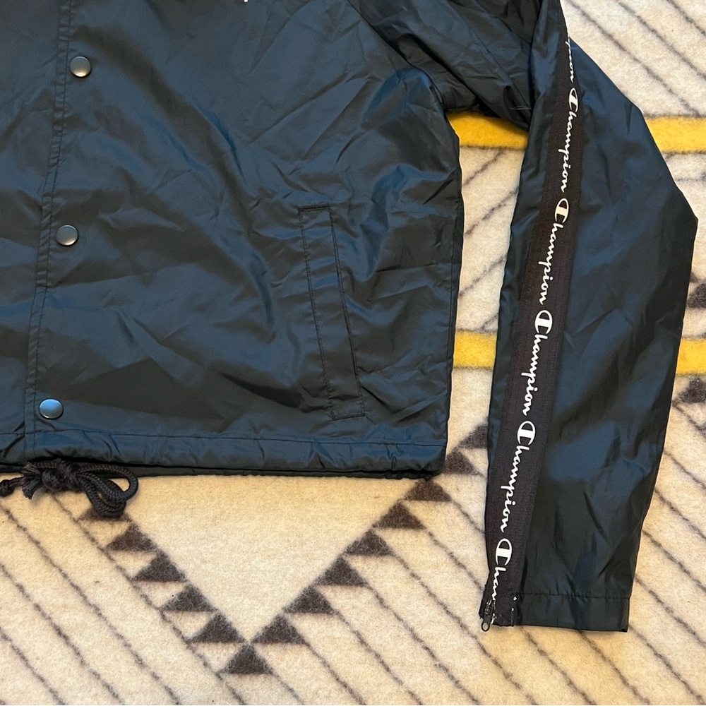Champion Cropped Nylon Button Down Jacket - image 7